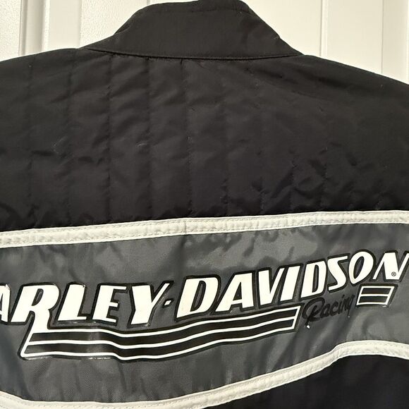VTG Harley Davidson Motorcycle Jacket Screaming Eagle Riding USAMade Men XL - Picture 11 of 16